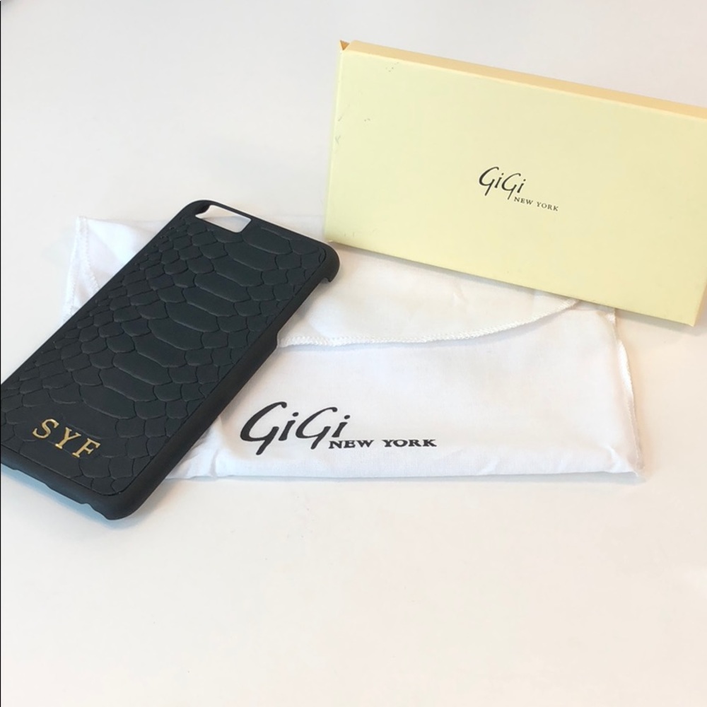 GIGI NEW YORK Embossed Python 7plus iPhone case